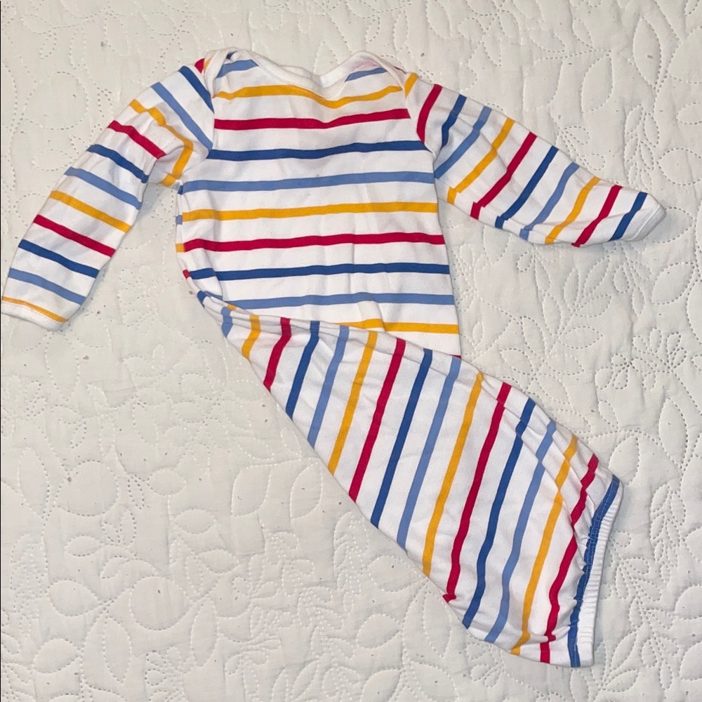 Striped Baby Gown